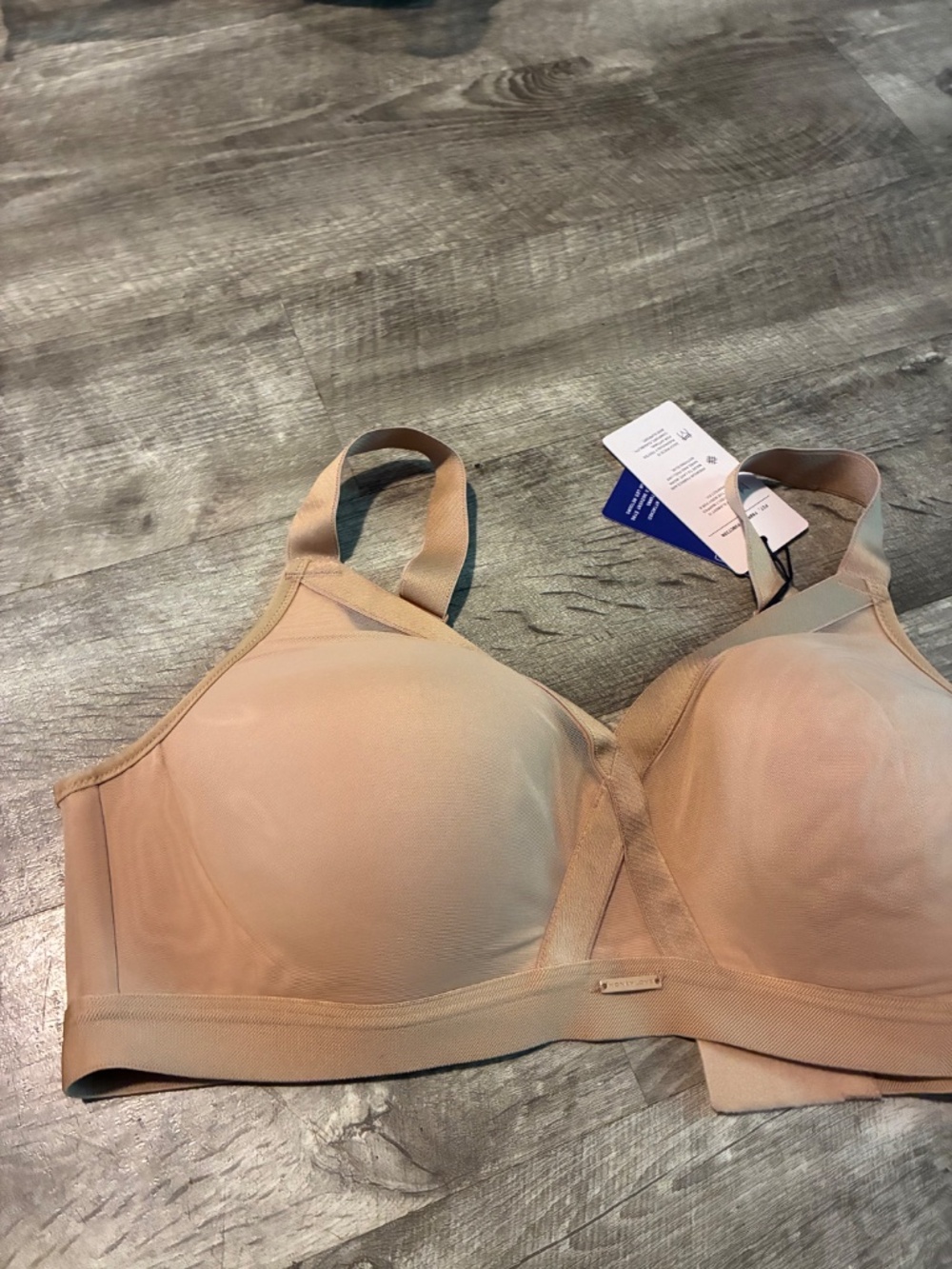 Women’s Honeylove CrossForm Bra Sand New SZ 34C NWT - Picture 4 of 7